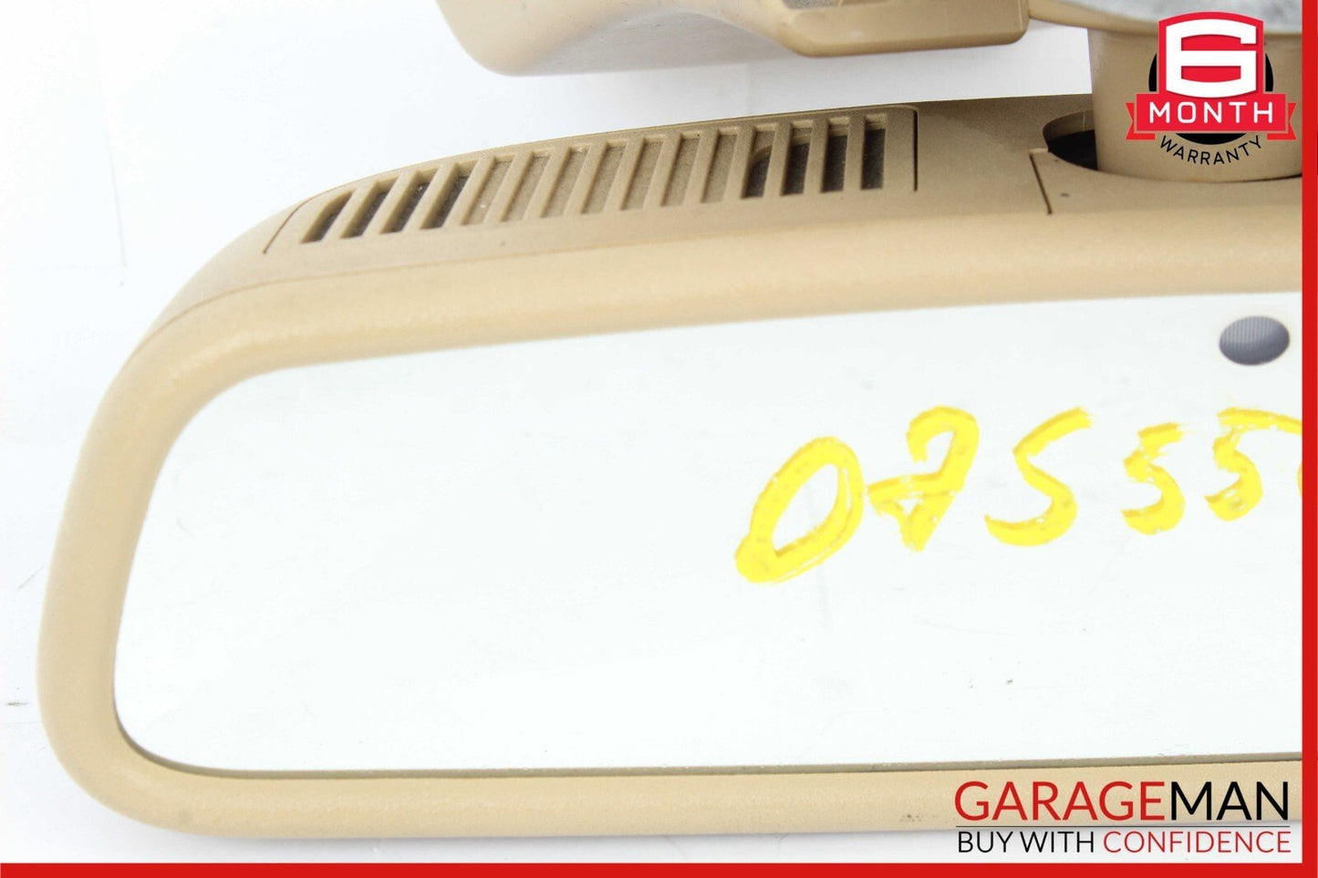 07-09 Mercedes W221 S550 S600 S63 AMG Interior Top Rear View Mirror Brown OEM
