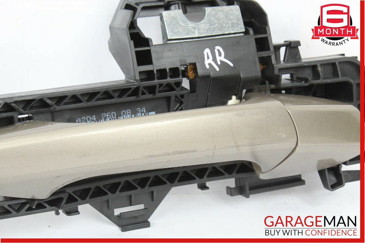 08-11 Mercedes W204 C300 Rear Right Door Lock Latch Actuator w/ Handle Beige