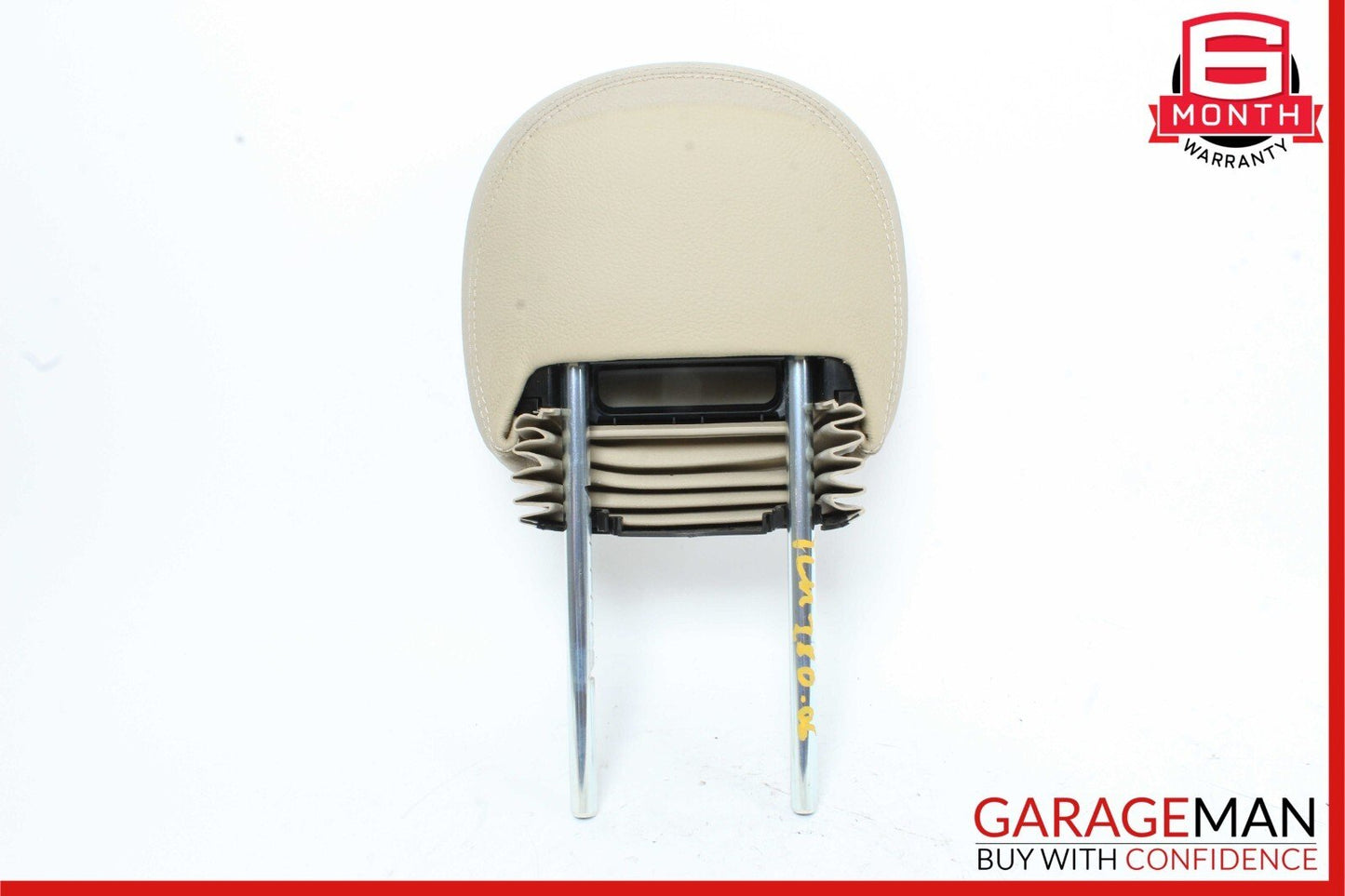 05-11 Mercedes R171 SLK280 Front Left / Right Side Seat Headrest Head Rest Beige