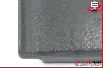 03-06 Mercedes R230 SL500 Rear Center Console Lid Cover Panel Leather Black