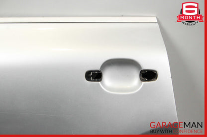 03-06 Porsche Cayenne 955 Rear Left Driver Side Exterior Door Shell Panel Silver