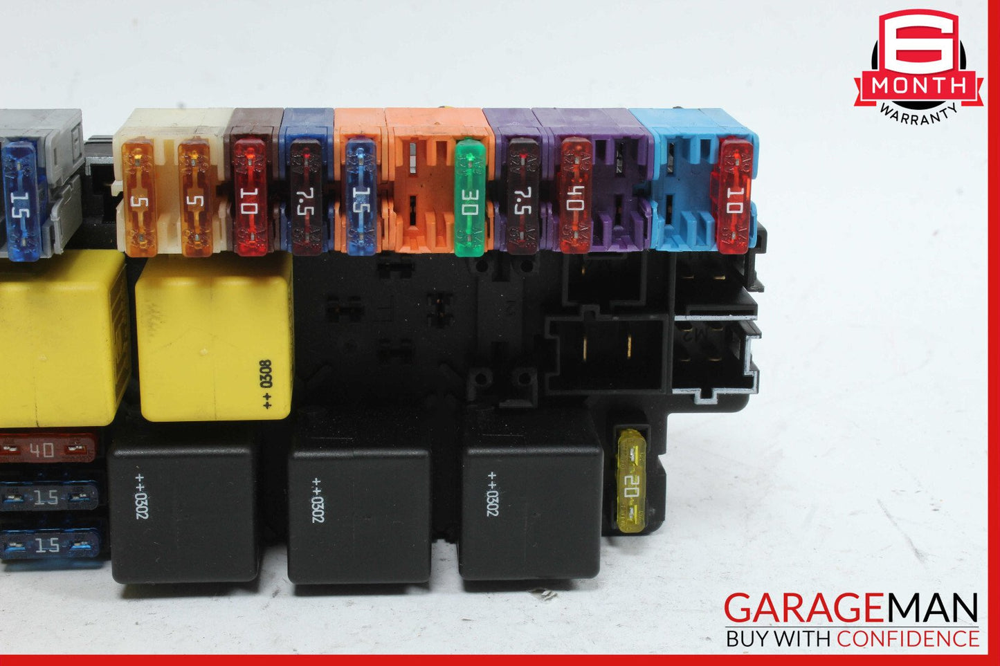 03-12 Mercedes R230 SL500 Front Left SAM Fuse Box Signal Acquisition Assembly