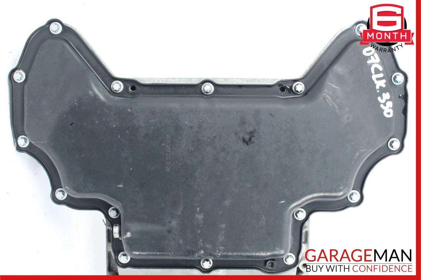 05-11 Mercedes W209 CLK350 E350 Engine Upper Oil Sump Baffle Pan Assembly OEM