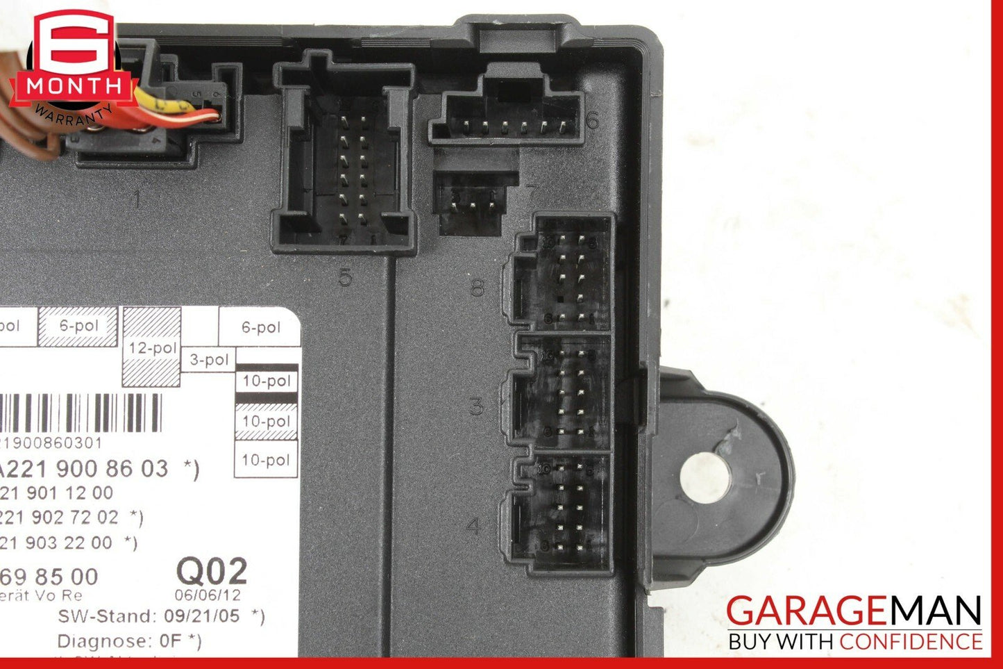 10-13 Mercedes W221 S550 Front Right Passenger Side Door Control Module Q02 OEM