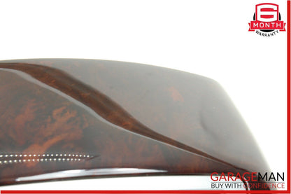 07-13 Mercedes W221 S550 Rear Center Console A/C AC Air Vent Panel Trim Wood OEM