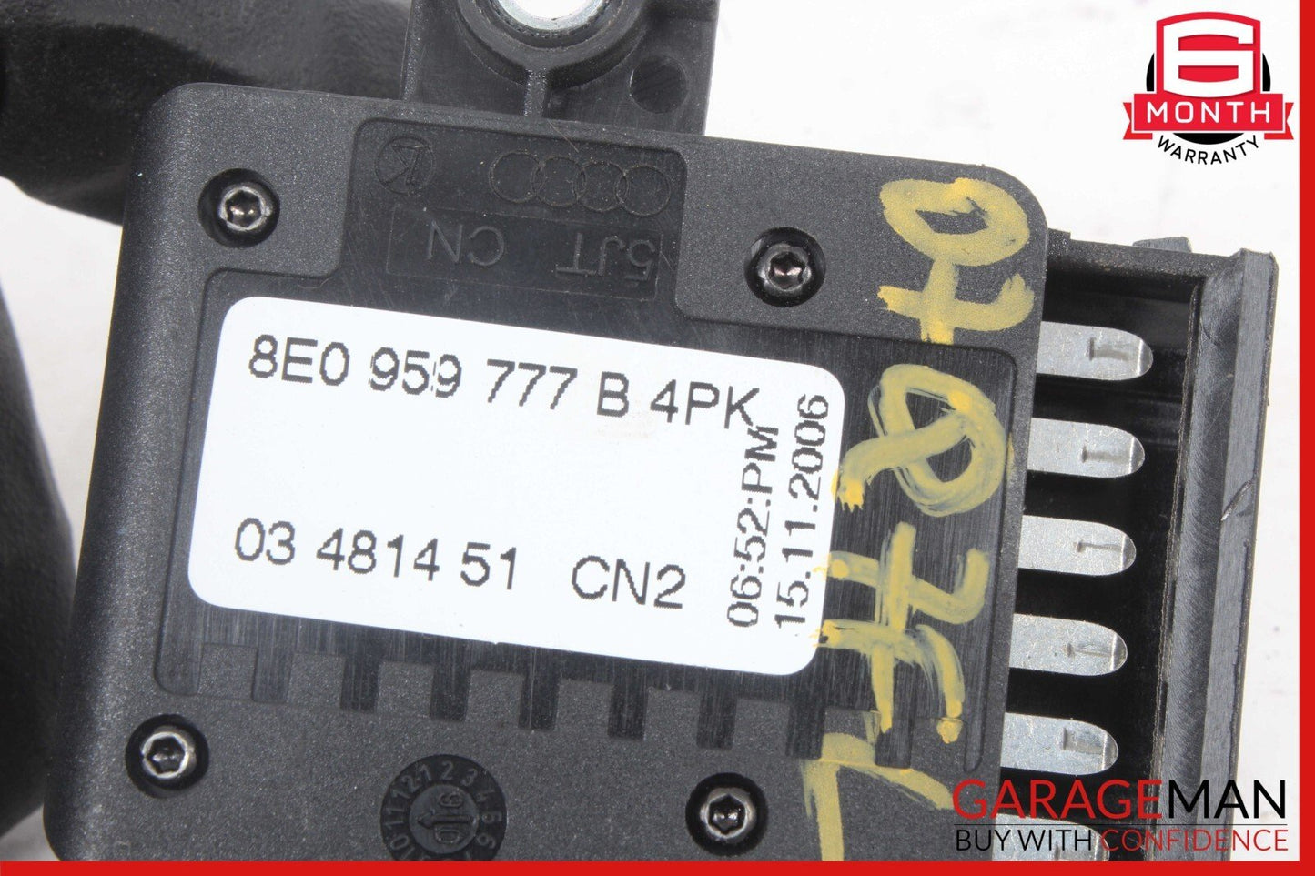 07-09 Audi Q7 Front Left or Right Side Seat Lumbar Adjustment Switch 8E0959777B