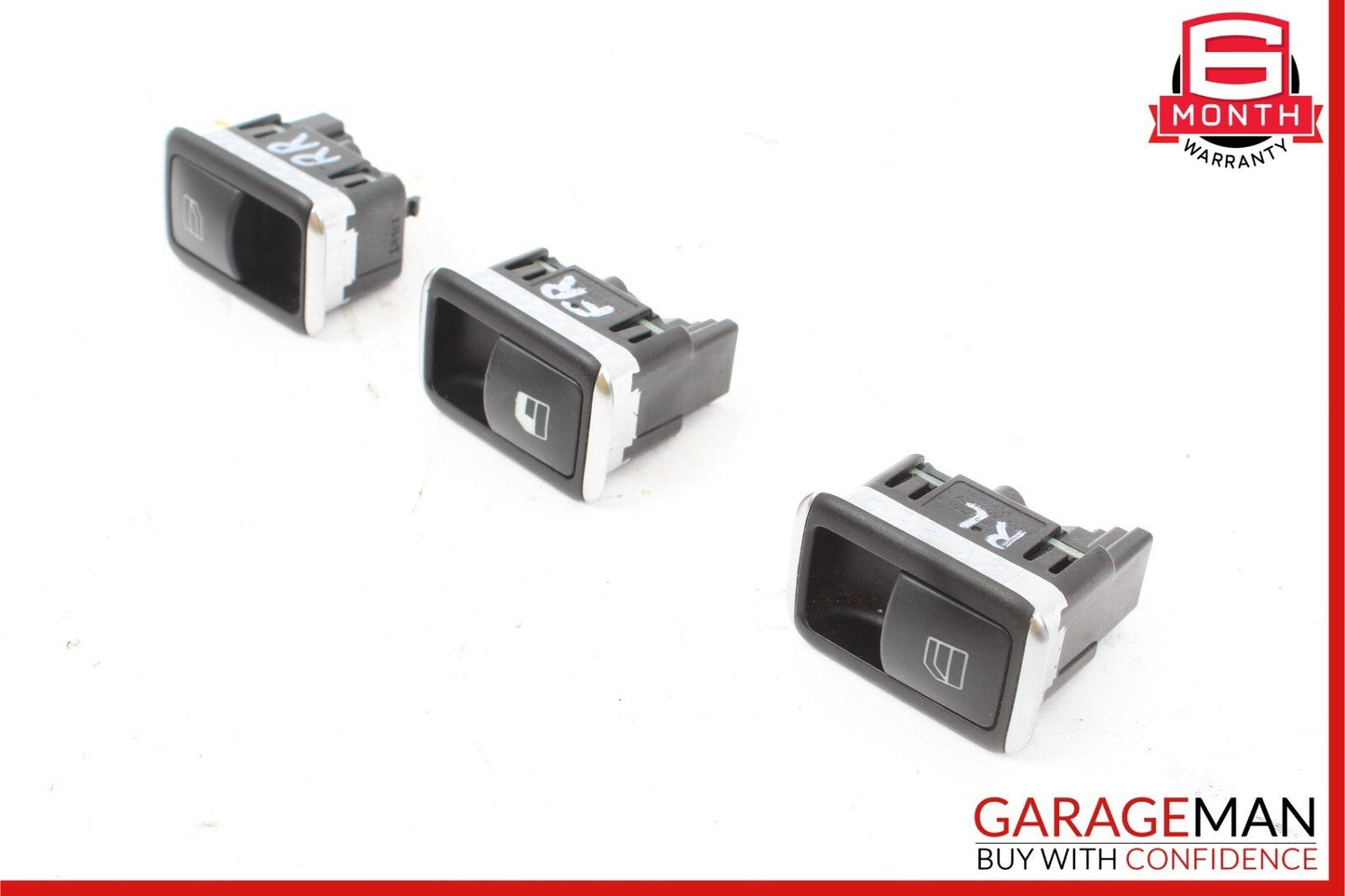 07-13 Mercedes W204 C250 CL550 Push Start Ignition Side Window Switch Button Set