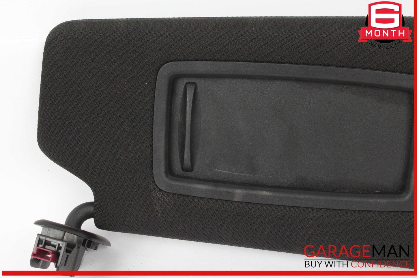 17-20 BMW 530E Front Right Passenger Side Sun Visor Sunvisor Black OEM