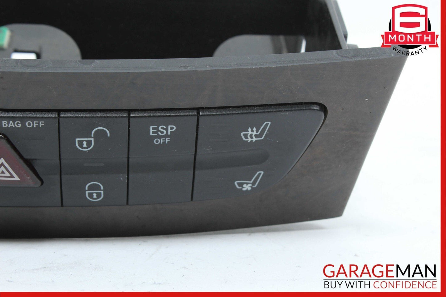 06-11 Mercedes W219 CLS550 CLS500 Hazard Control Door Lock Switch Panel OEM