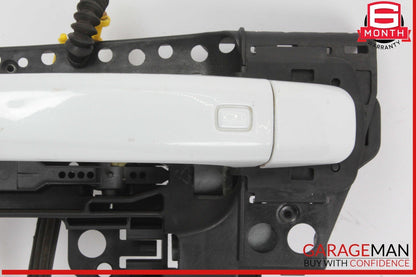 08-18 Audi A4 S4 Q5 A5 Rear Left Driver Side Exterior Door Handle White OEM