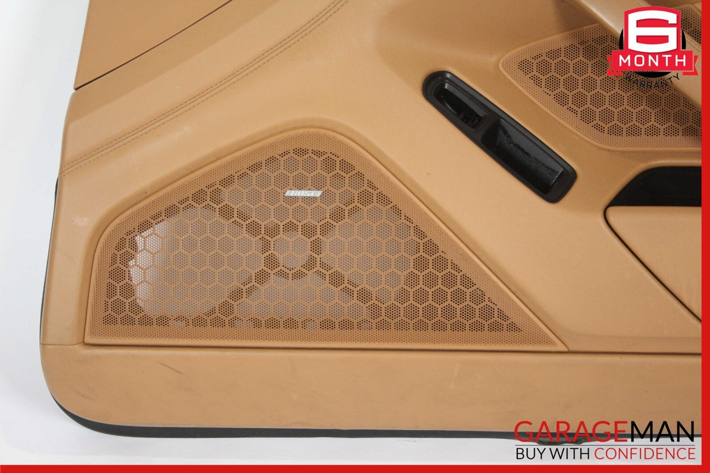 10-16 Porsche Panamera 970 Front Right Interior Door Panel Trim Cover Assy Beige