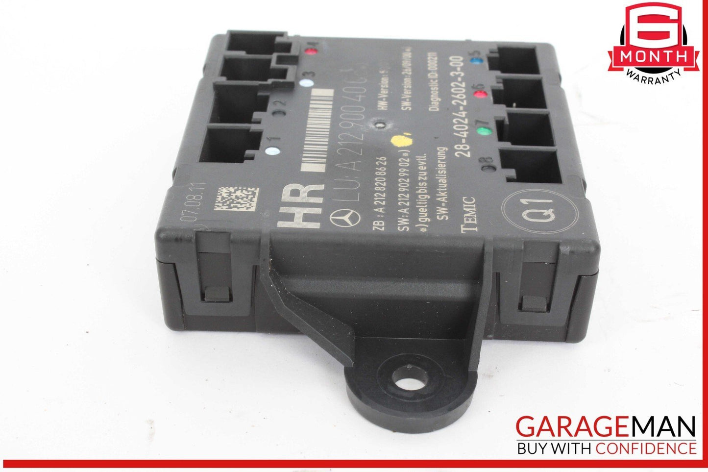 08-18 Mercedes W204 C250 GLK350 E350 Rear Right Side Door Control Module Unit