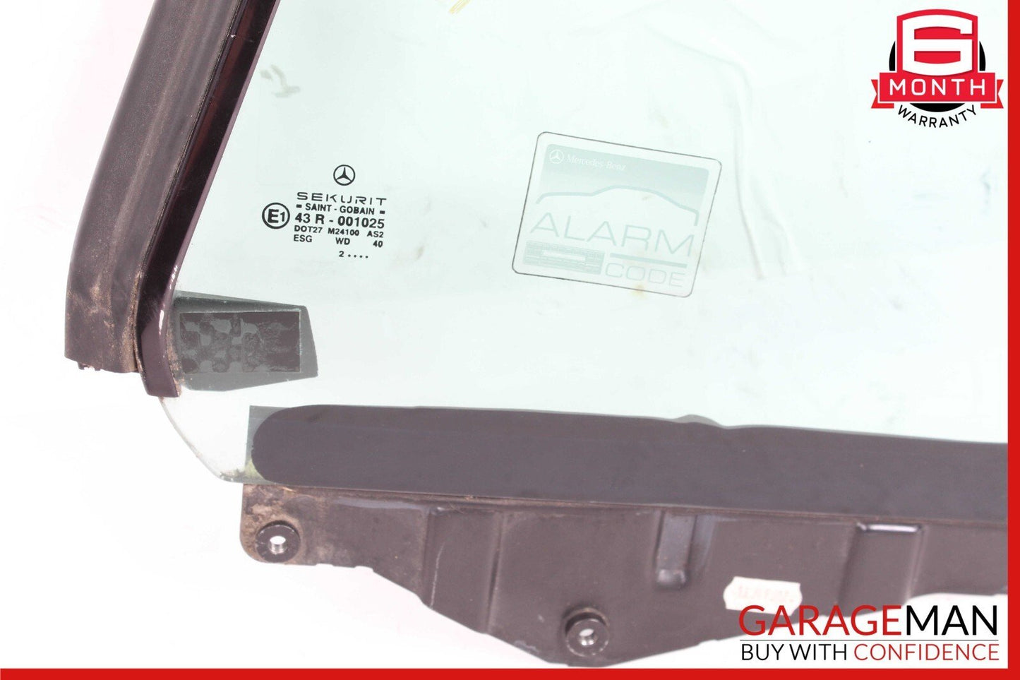03-12 Mercedes R230 SL500 SL55 AMG Rear Left Side Quarter Window Glass Clear OEM