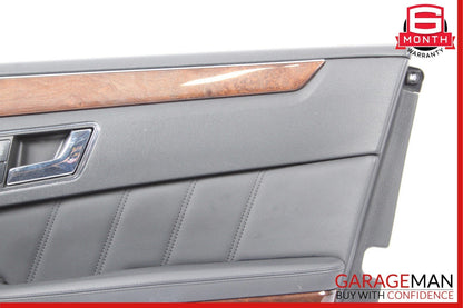 10-13 Mercedes W212 E350 E400 Front Right Interior Door Panel Assembly Black