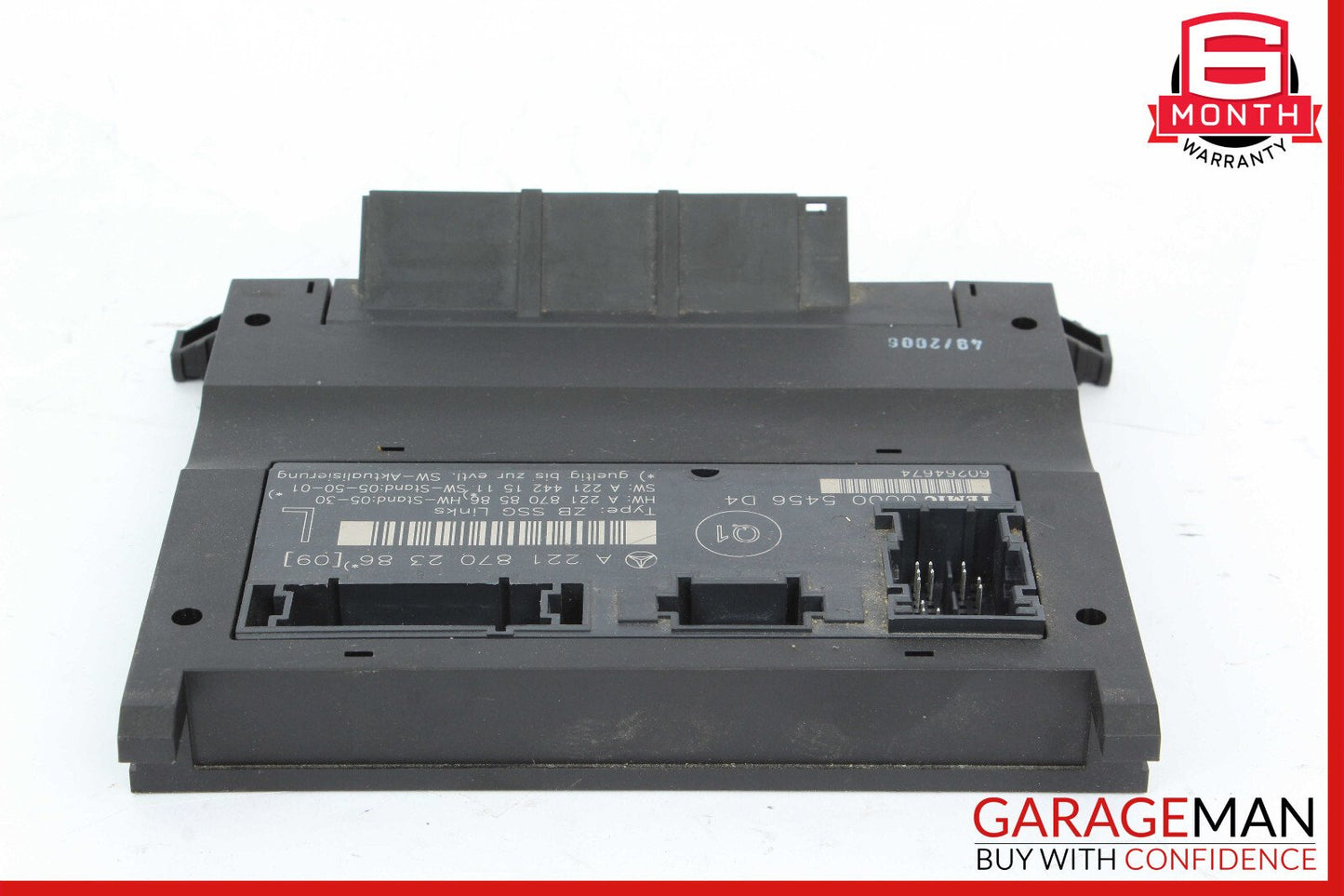 07-13 Mercedes W221 S550 S63 Front Left Driver Side Under Seat Control Unit OEM