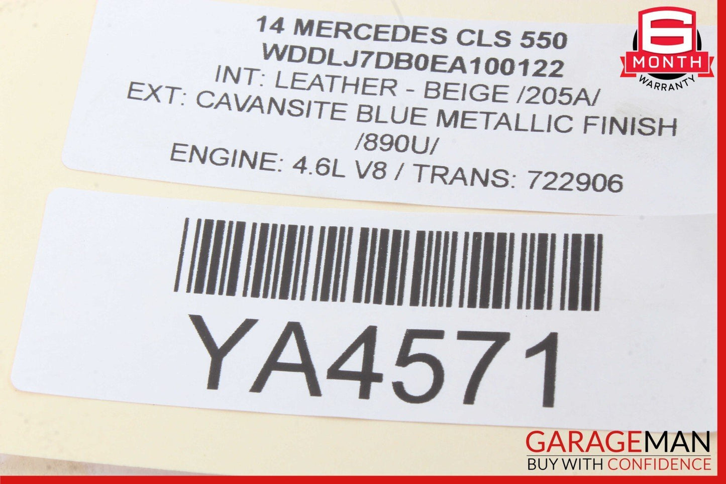 08-18 Mercedes W218 CLS550 GLK350 C350 Rear Right Side Door Control Module OEM