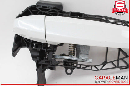 14-18 BMW X5 F15 X6 Front Right Passenger Side Exterior Door Handle White OEM