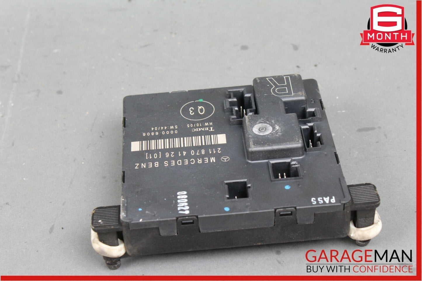 03-09 Mercedes W211 E550 E350 Rear Right Passenger Side Door Control Module Unit