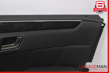10-13 Mercedes W212 E350 E300 Front Right Side Interior Door Panel Trim Black