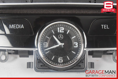 15-18 Mercedes W205 C300 Center Dashboard Hazard Control Switch w/ Clock Assy