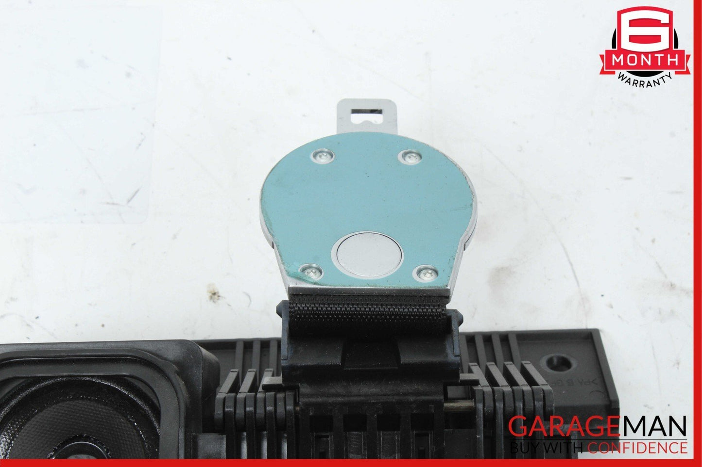 03-08 Mercedes R230 SL550 Rear Left Seat Belt Retractor Speaker Luggage Assembly