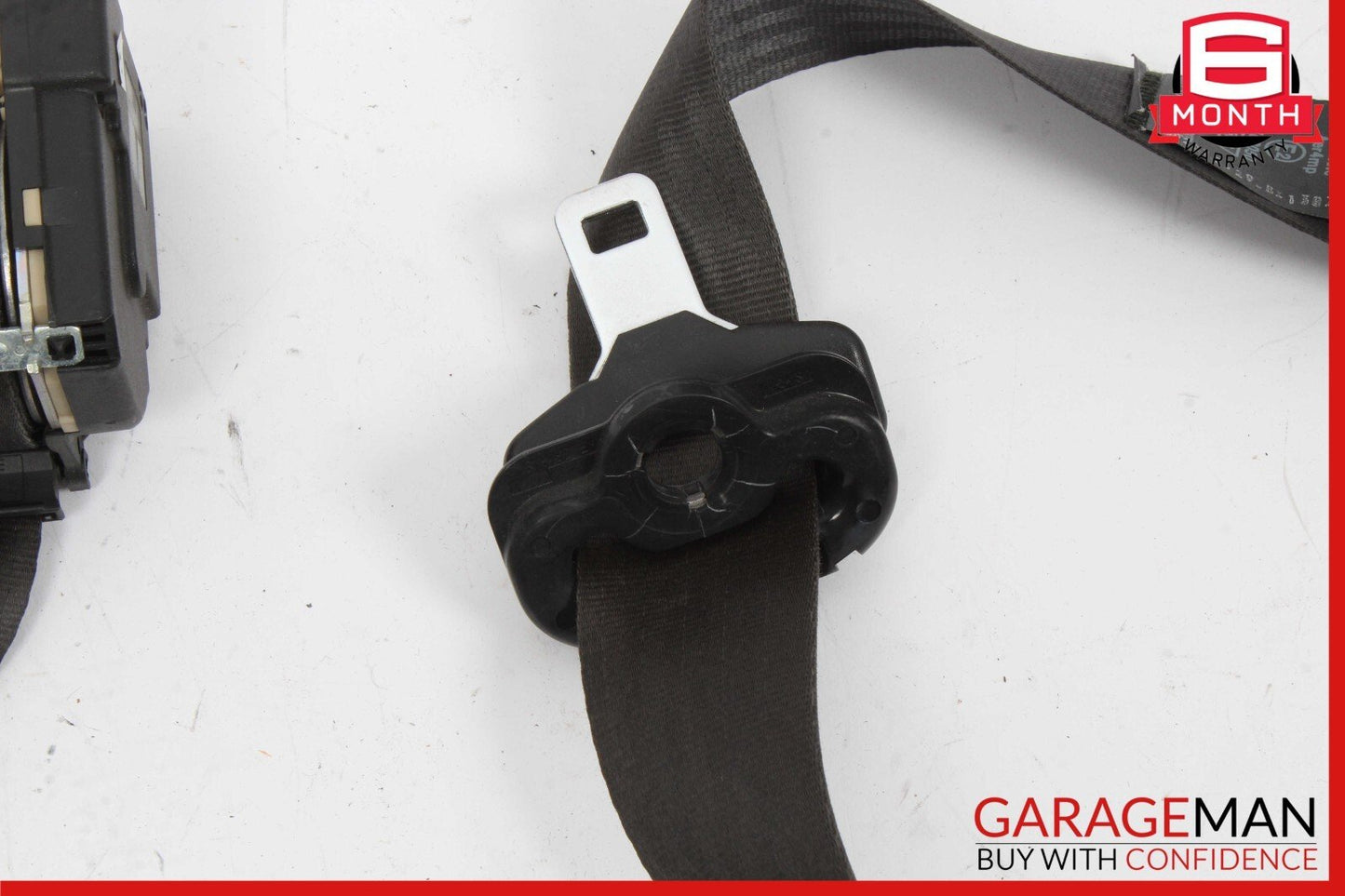 03-08 Maserati Quattroporte M139 Front Left Driver Side Seat Belt Black OEM
