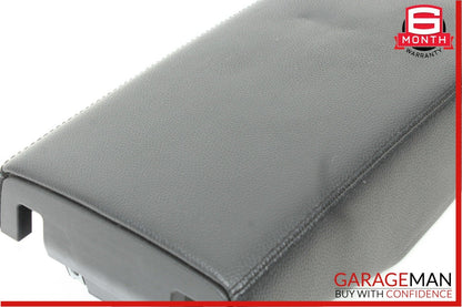 03-06 Mercedes R230 SL500 Center Console Rear Lid Cover Panel Leather Black OEM