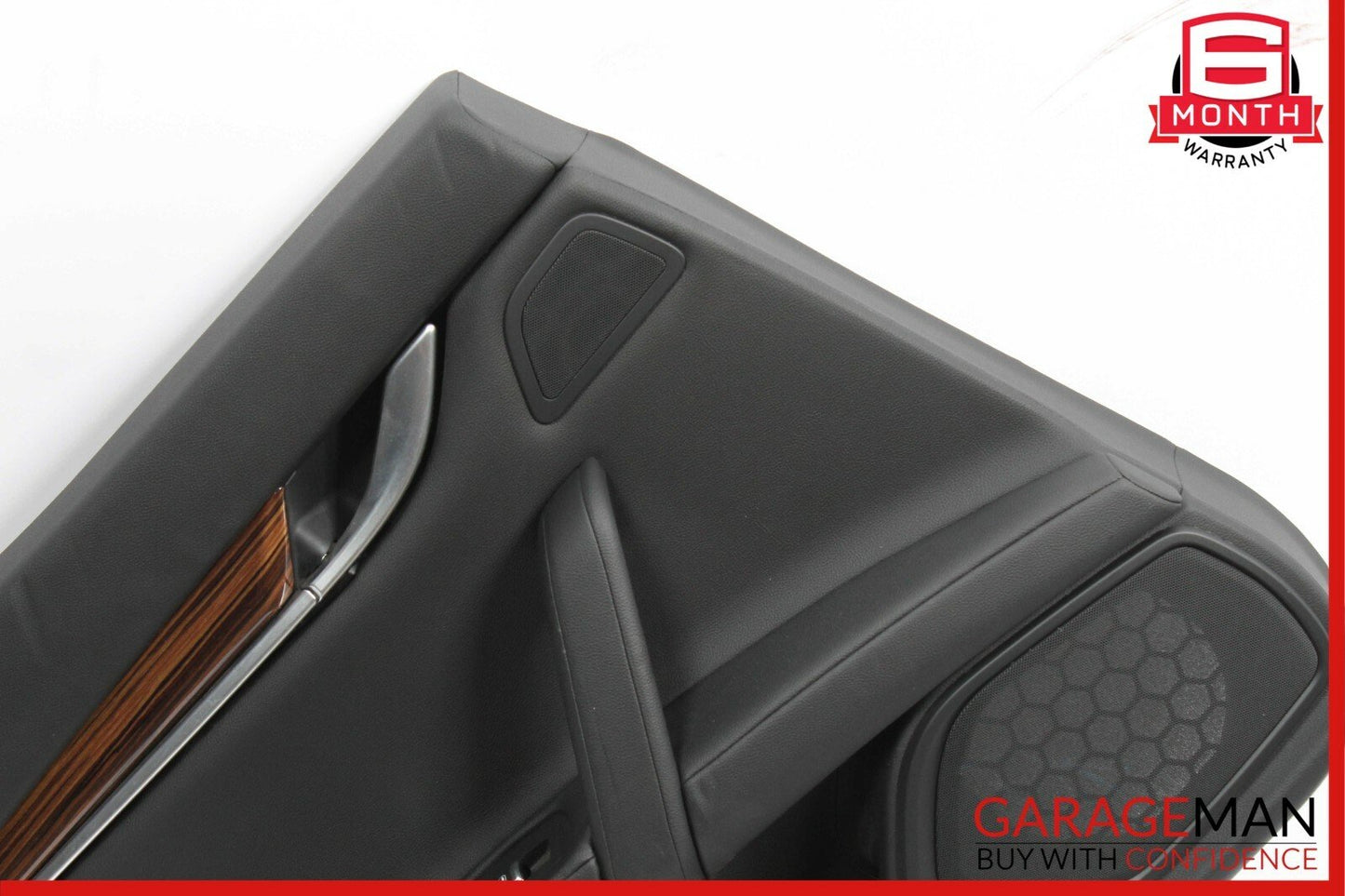 14-17 Maserati Ghibli Rear Left Side Interior Door Trim Panel Assembly Black
