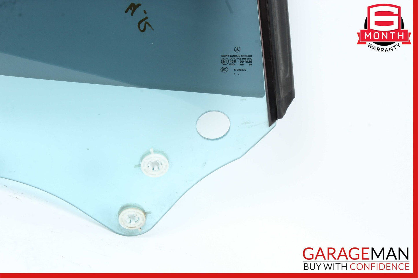 03-09 Mercedes W209 CLK55 CLK63 AMG Rear Right Side Door Window Glass OEM