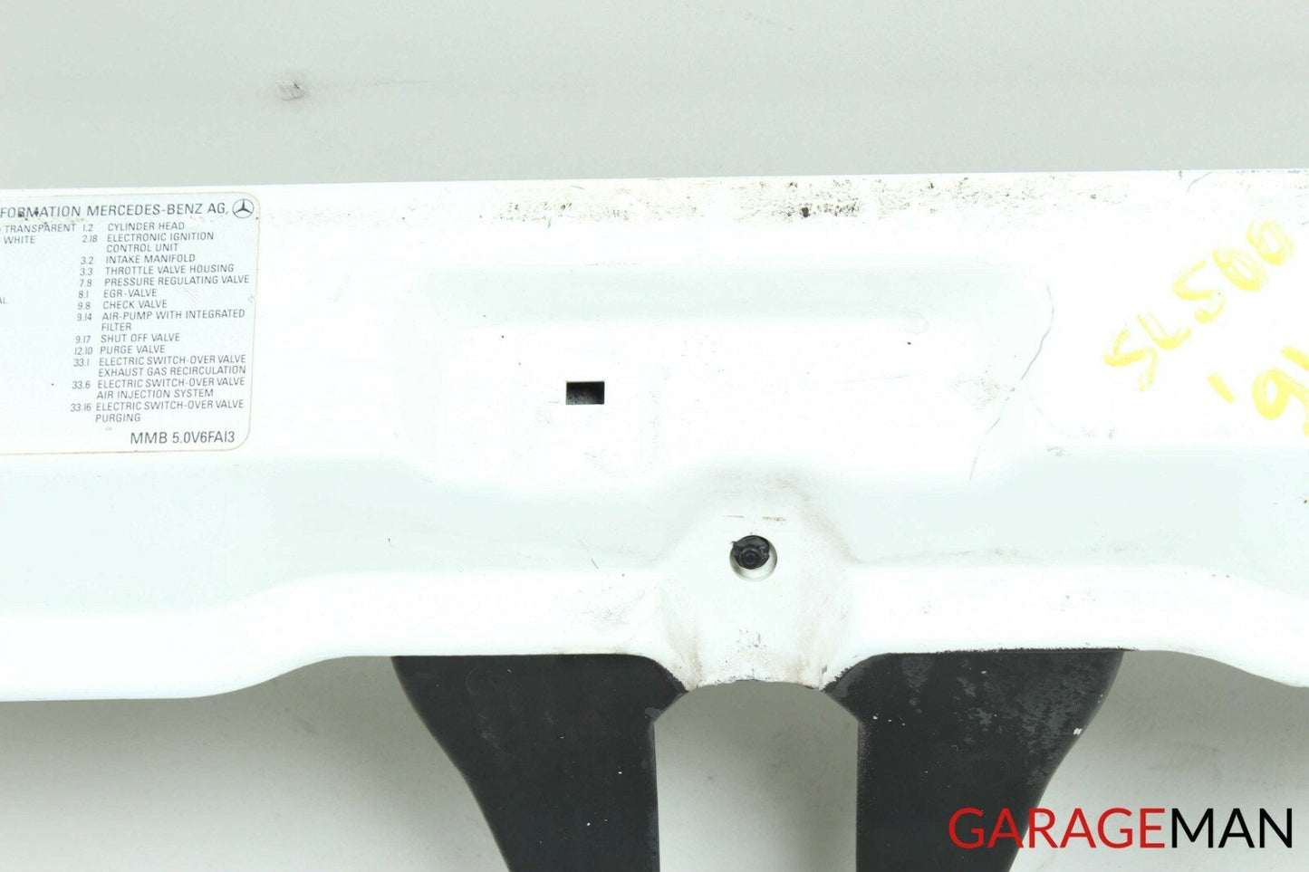 90-02 Mercedes R129 SL500 SL600 Upper Radiator Core Support Bracket Tie Bar OEM