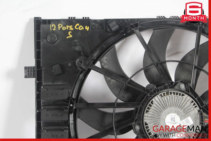 11-18 Porsche Cayenne 958 / Touareg Hybrid Engine Cooling Fan Motor Assembly OEM
