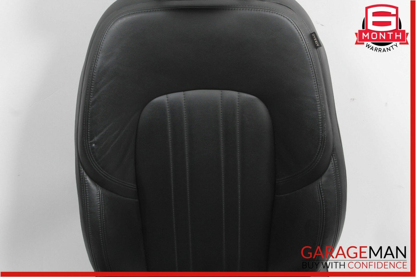 14-17 Maserati Ghibli Front Left Side Complete Seat Cushion Cover Assembly Black