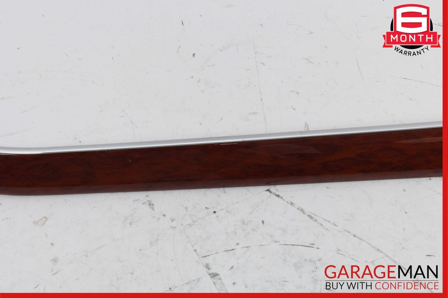 03-06 Mercedes W220 S430 S55 AMG Rear Right Side Door Trim Bezel Wood OEM