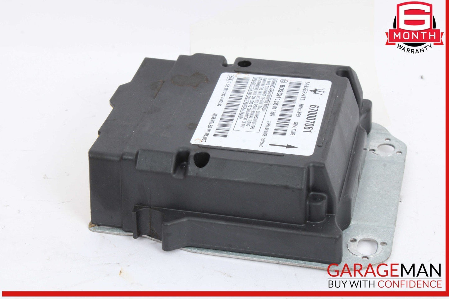 14-17 Maserati Ghibli Airbag Air Bag SRS Control Module Unit Bosch 670007061 OEM