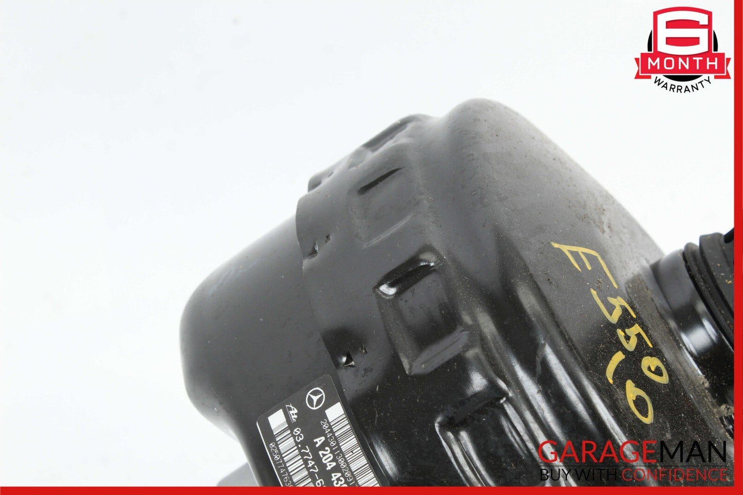 08-14 Mercedes W204 C300 E550 Power Brake Booster Master Cylinder Reservoir Assy