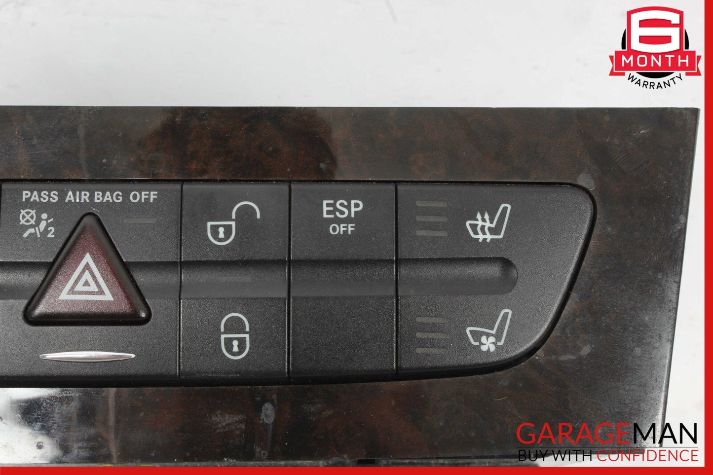 03-09 Mercedes W219 CLS550 E55 AMG Hazard Light Door Lock Control Switch Assy
