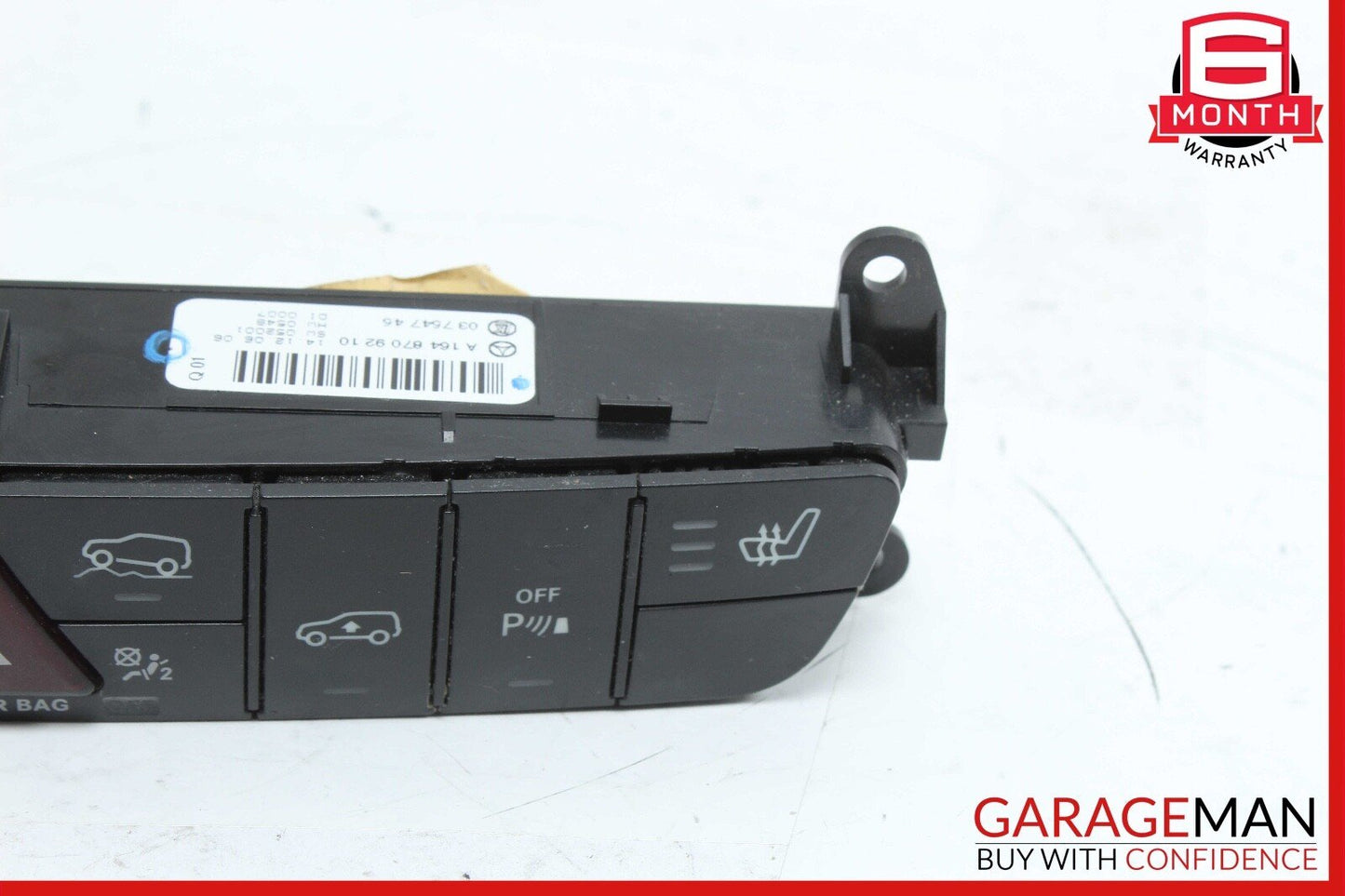 06-12 Mercedes X164 GL450 4MATIC Hazard Light Switch Control Panel OEM