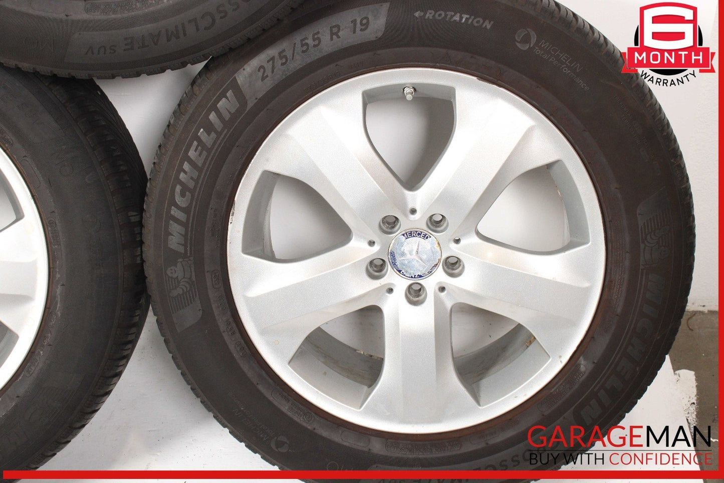 09-12 Mercedes X164 GL350 GL450 8.5Jx19H2 Complete Wheel Tire Rim Set of 4 Pc
