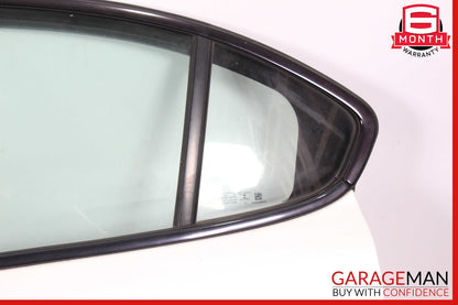 17-22 Alfa Romeo Giulia Rear Left Exterior Door White OEM