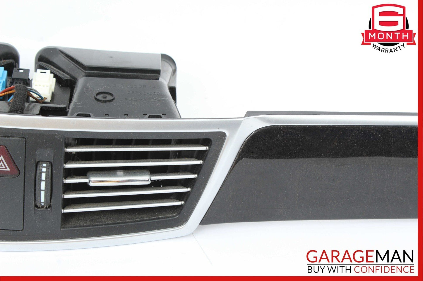10-13 Mercedes W212 E400 Front Center Dash AC A/C Air Vent Grille Trim Assembly