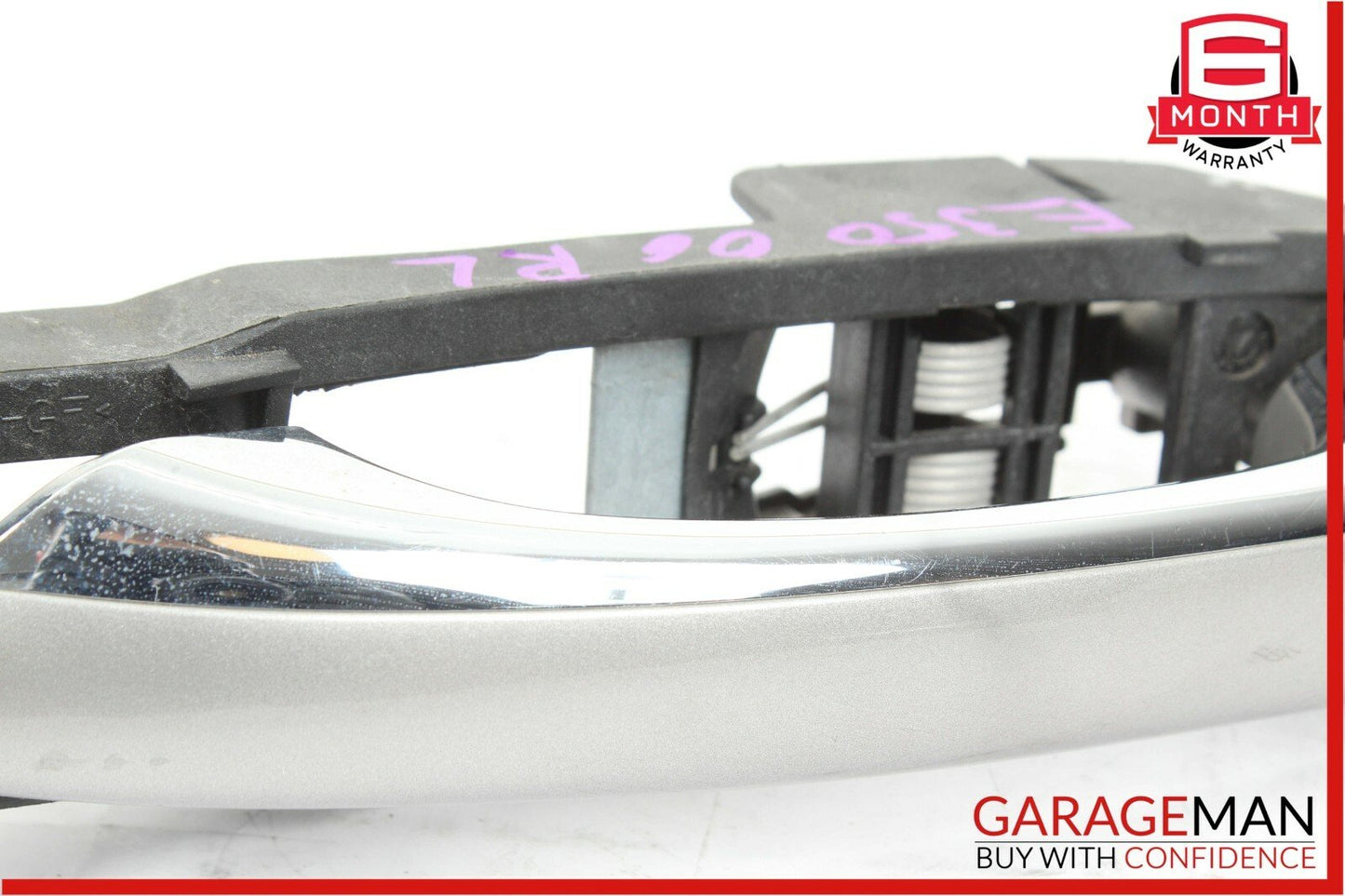 03-09 Mercedes W211 E320 E350 E500 Rear Left Side Exterior Door Handle Silver