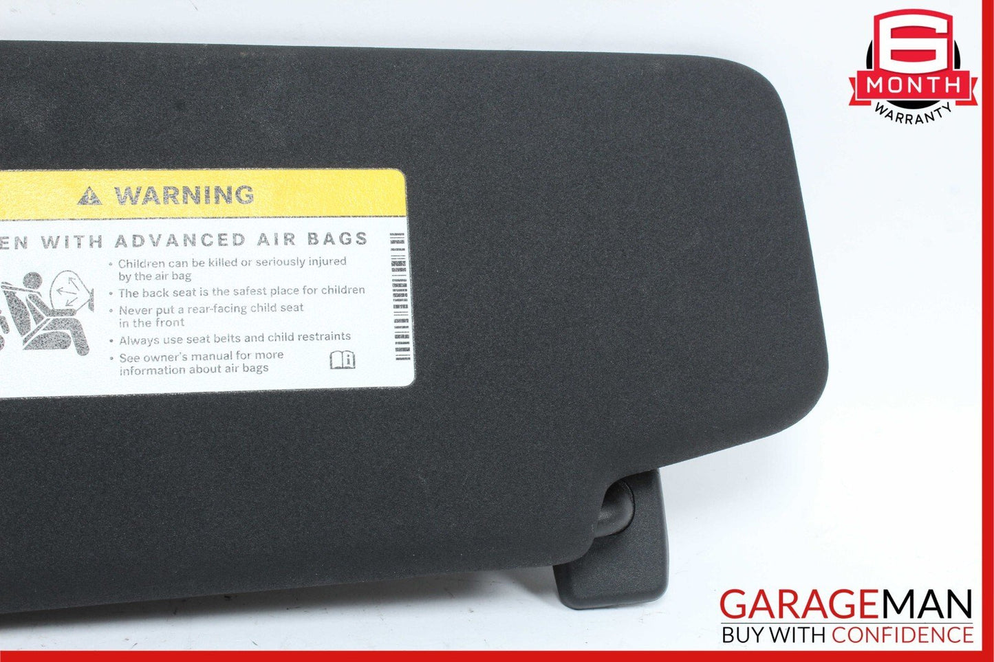 08-14 Mercedes W204 C63 AMG Front Right Side Sun Visor Sunvisor Shade Cover OEM