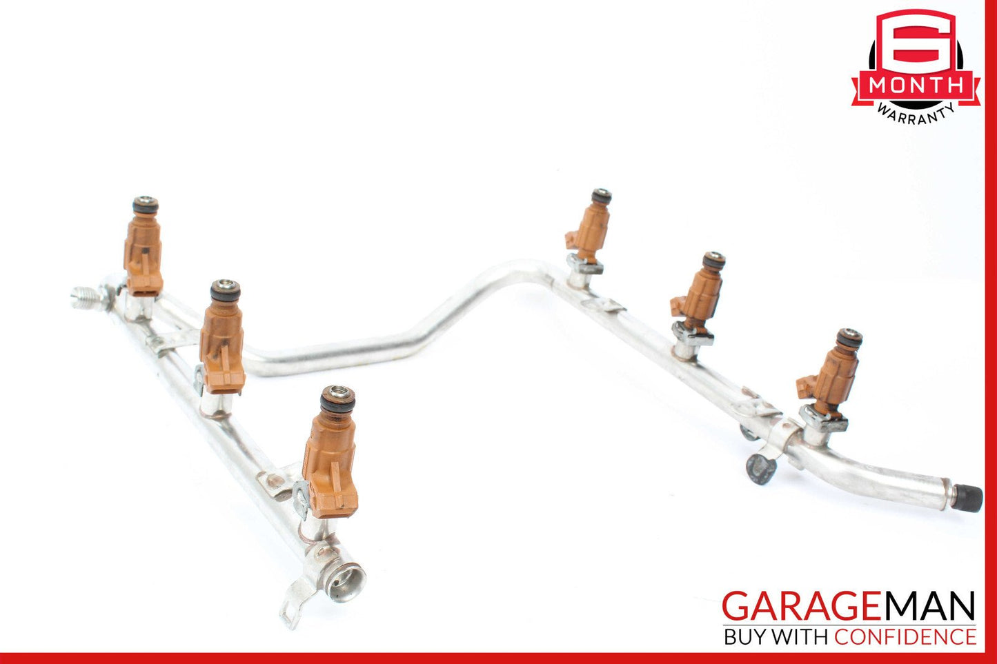 03-06 Mercedes W163 ML350 S350 Fuel Injection Rail Line w/ Injectors 1120701095