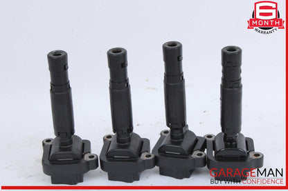 12-15 Mercedes W204 C250 CGI Engine Ignition Coil Spark Plug Set of 4 OEM