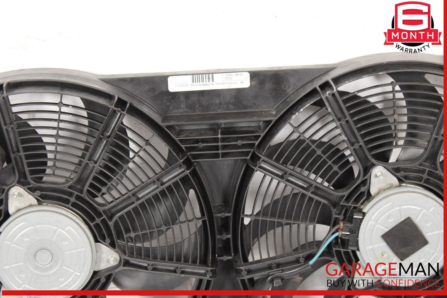 13-17 Nissan Leaf Engine Radiator Cooling Fan Motor Shroud Assy OEM
