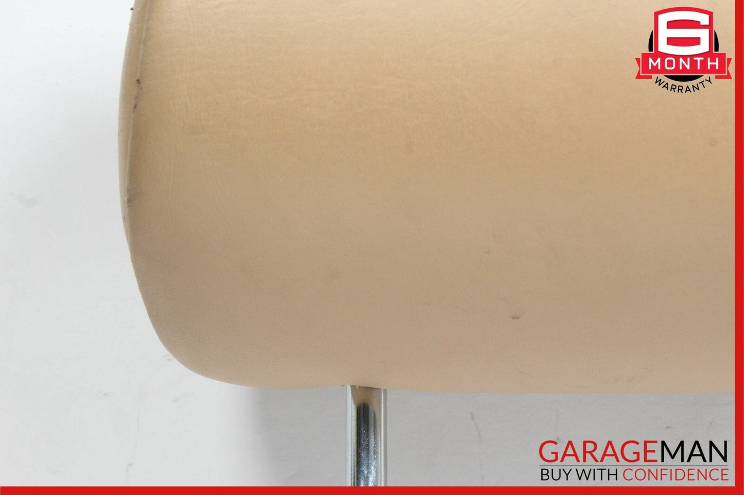 79-91 Mercedes W126 420SEL Front Right / Left Side Seat Headrest Head Rest Brown