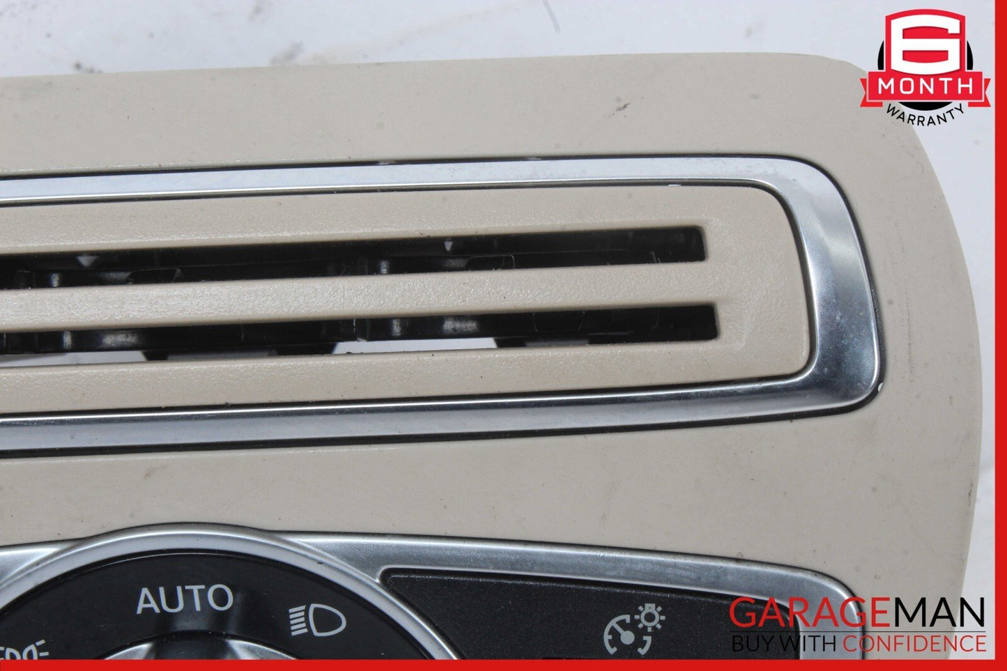 15-20 Mercedes W205 C300 Head Light Headlight Control Switch Trim Assy Beige OEM