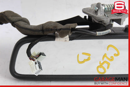 08-14 Mercedes W204 C250 C300 C63 AMG Top Upper Rear View Mirror Assembly Black