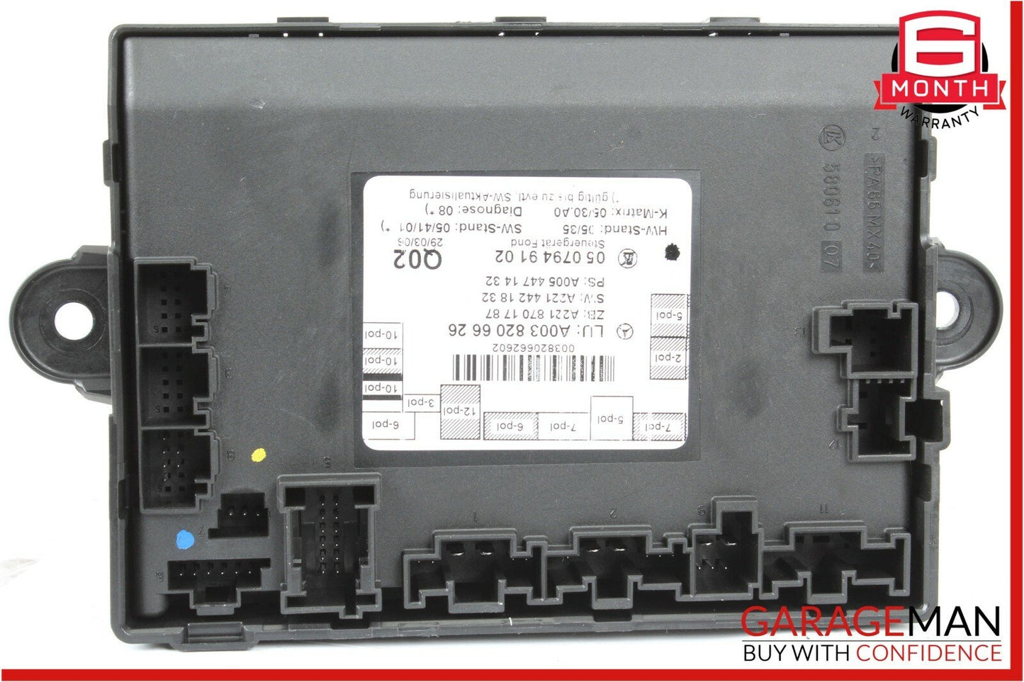 07-09 Mercedes W221 S550 S63 AMG Rear Left Or Right Side Door Controller Module