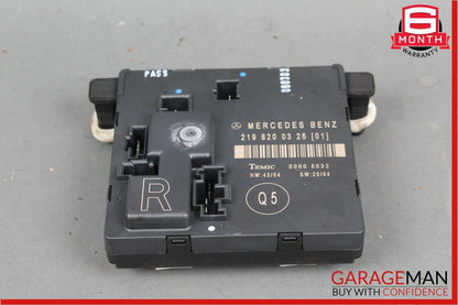 06-11 Mercedes W219 CLS55 Rear Right Door Control Module 2198200326 OEM